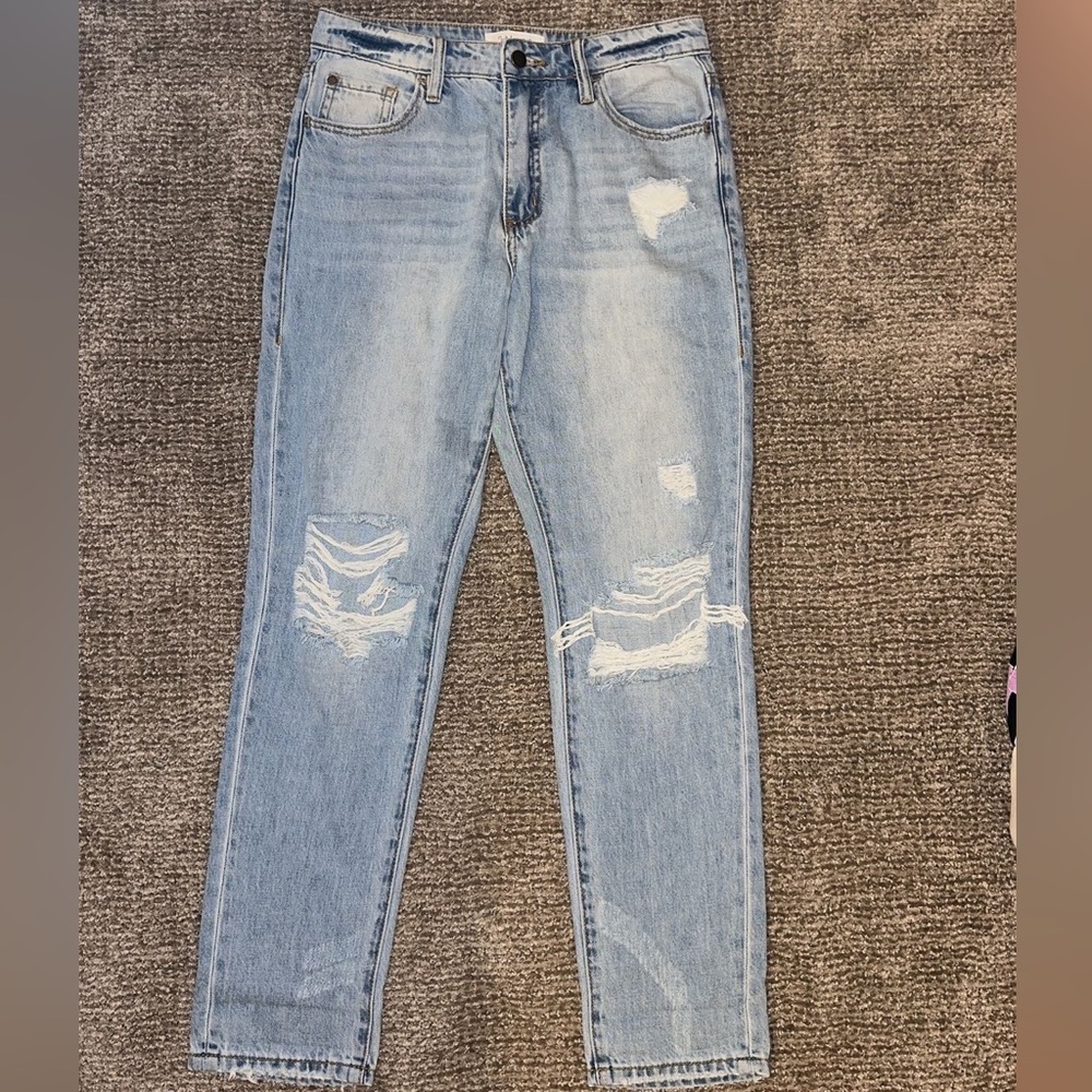 Nature Denim High-Rise Mom Jeans
